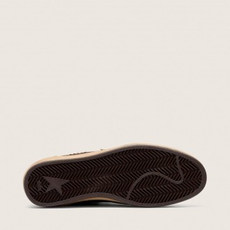 Golden Goose Ball Star In Brown Suede With Brown Leather Star And Heel Tab