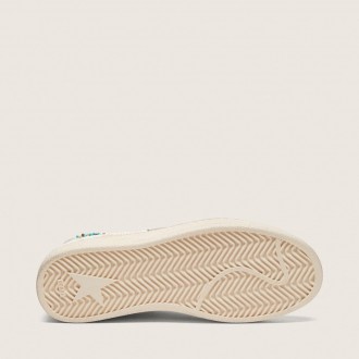 Golden Goose Ball Star In Cream Leather With Tone-On-Tone Star And Beads