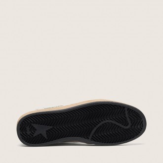 Golden Goose Ball Star In Nappa With Silver Glitter Star And Heel Tab