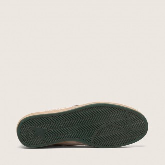 Golden Goose Ball Star In White Nappa Leather With Green Leather Star And Heel Tab Golden Goose Ball Star In White Nappa Leather With Green Leather Star And Heel Tab