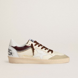 Golden Goose Ball Star Ltd In Nappa With Nappa Star And Leather Heel Tab