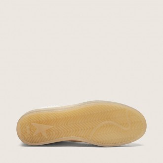 Golden Goose Ball Star Ltd In White Leather With Light Blue Embroidered Star