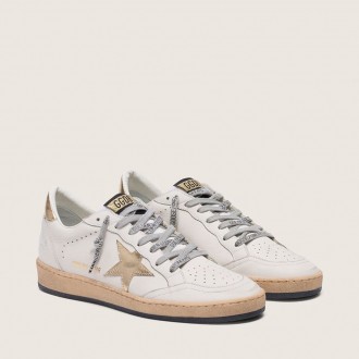 Golden Goose Ball Star With Gold Star And Heel Tab