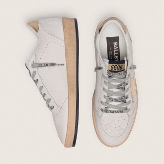 Golden Goose Ball Star With Gold Star And Heel Tab