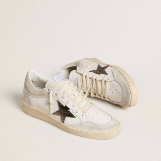 Golden Goose Ball Star With Metallic Leather Star And Glossy Leather Heel Tab