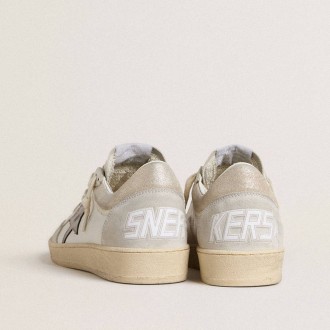 Golden Goose Ball Star With Metallic Leather Star And Glossy Leather Heel Tab