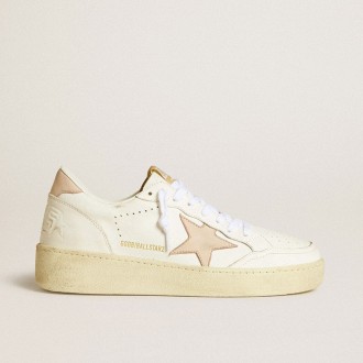 Golden Goose Ball Star With Pink Nubuck Star And Heel Tab