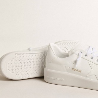 Golden Goose Bio-Based Purestar With White Star And Heel Tab Golden Goose Bio-Based Purestar With White Star And Heel Tab