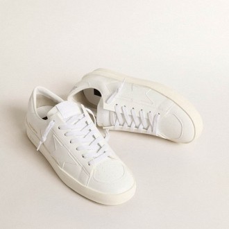 Golden Goose Bio-Based Stardan With White Star And Heel Tab Golden Goose Bio-Based Stardan With White Star And Heel Tab