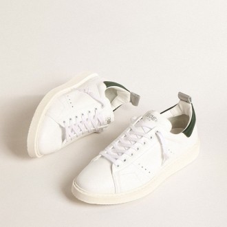 Golden Goose Bio-Based Starter With Green Leather Heel Tab Golden Goose Bio-Based Starter With Green Leather Heel Tab