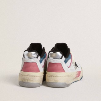 Golden Goose Forty2 With Black Star And Silver Foiled Leather Heel Tab
