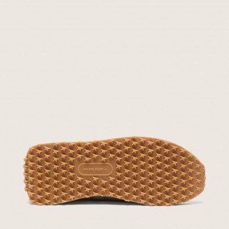 Golden Goose Marathon In Sage-Green Nylon With White Star Golden Goose Marathon In Sage-Green Nylon With White Star