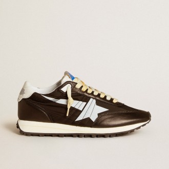 Golden Goose Marathon With Black Nylon Upper And White Star