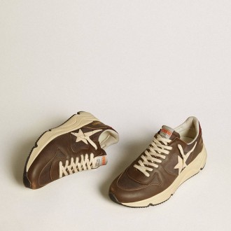 Golden Goose Running Sole In Nylon And Leather With Tpu Star And Nubuck Heel Tab Golden Goose Running Sole In Nylon And Leather With Tpu Star And Nubuck Heel Tab