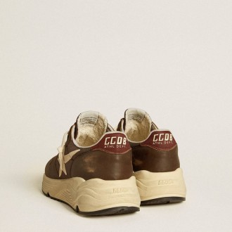 Golden Goose Running Sole In Nylon And Leather With Tpu Star And Nubuck Heel Tab Golden Goose Running Sole In Nylon And Leather With Tpu Star And Nubuck Heel Tab