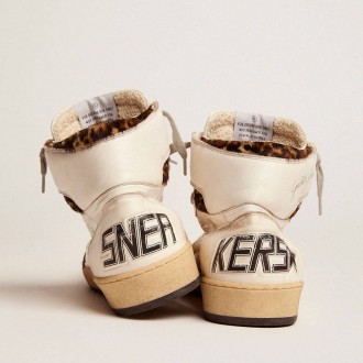 Golden Goose Sky-Star With Signature And Leopard Print Pony Skin Inserts