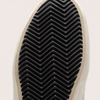 Golden Goose Soul Star In Beige Suede With White Leather Heel Tab