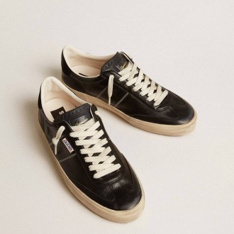Golden Goose Soul Star In Black Bio-Based Nappa Golden Goose Soul Star In Black Bio-Based Nappa