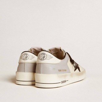 Golden Goose Stardan Ltd In Nappa And Leather With Suede Star And Leather Heel Tab Golden Goose Stardan Ltd In Nappa And Leather With Suede Star And Leather Heel Tab