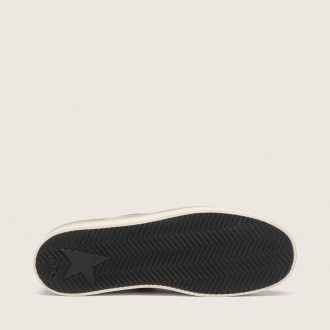 Golden Goose Stardan Ltd In White And Olive-Green Leather With Black Mesh And Yellow Leather Star Golden Goose Stardan Ltd In White And Olive-Green Leather With Black Mesh And Yellow Leather Star