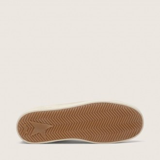 Golden Goose Stardan With Star In Ice-Gray Suede And Blu-Navy Heel Tab