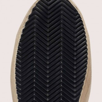 Golden Goose Super-Star In Nappa With Metallic Silver Star And All-Over Lettering