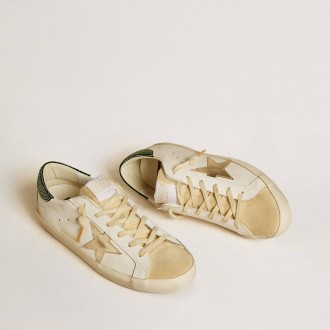 Golden Goose Super-Star Ltd With Leather Star And Swarovski Crystals Heel Tab Golden Goose Super-Star Ltd With Leather Star And Swarovski Crystals Heel Tab