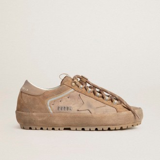 Golden Goose Super-Star Ski In Dolmias And Caramel Suede With Marble Nubuck Star And Heel Tab Golden Goose Super-Star Ski In Dolmias And Caramel Suede With Marble Nubuck Star And Heel Tab