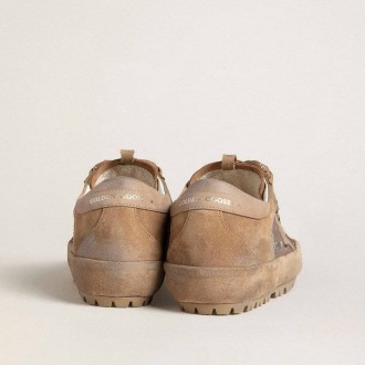 Golden Goose Super-Star Ski In Dolmias And Caramel Suede With Marble Nubuck Star And Heel Tab Golden Goose Super-Star Ski In Dolmias And Caramel Suede With Marble Nubuck Star And Heel Tab