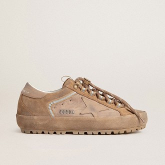 Golden Goose Super-Star Ski In Dolmias And Caramel Suede With Marble Nubuck Star And Heel Tab Golden Goose Super-Star Ski In Dolmias And Caramel Suede With Marble Nubuck Star And Heel Tab