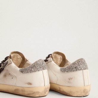 Golden Goose Super-Star With Leopard Print And Swarovski Crystal Star Golden Goose Super-Star With Leopard Print And Swarovski Crystal Star