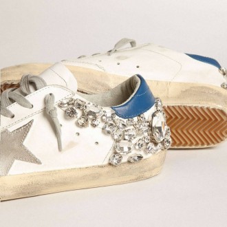 Golden Goose Super-Star With Swarovski Stone Decoration