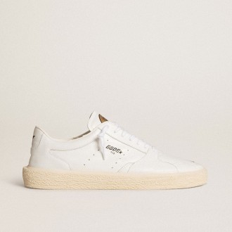 Golden Goose Tenth Star In White Leather