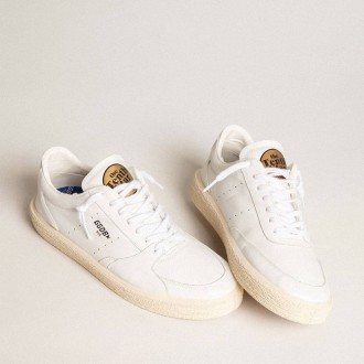 Golden Goose Tenth Star In White Leather Golden Goose Tenth Star In White Leather