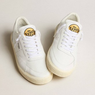 Golden Goose Tenth Star In White Leather Golden Goose Tenth Star In White Leather