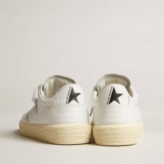 Golden Goose Tenth Star In White Leather Golden Goose Tenth Star In White Leather