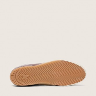 Golden Goose True-Star In Burgundy Naplak With Suede Star And Silver Nappa Heel Tab