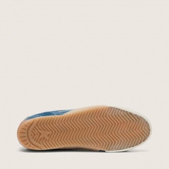 Golden Goose True-Star In Teal Suede With Black Star And Cream Heel Tab