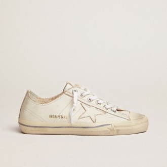 Golden Goose V-Star In Vintage Effect Leather
