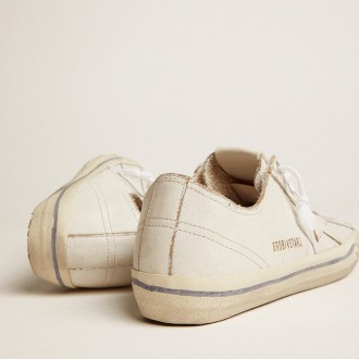 Golden Goose V-Star In Vintage Effect Leather